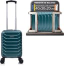 Maleta de Cabina ABS 40x30x20 24L con Ruedas Desmontables