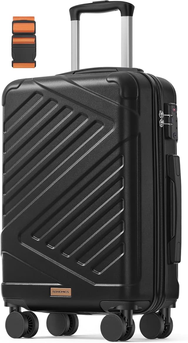 SONGMICS Maleta de Cabina Rígida ABS RLP001B101